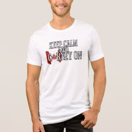 Keep Calm and Carney On Tri-Blend Shirt