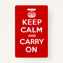 Keep Calm and Carry On