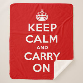 Keep Calm and Carry On Sherpadecke
