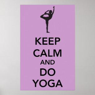 Keep Calm and do Yoga Poster