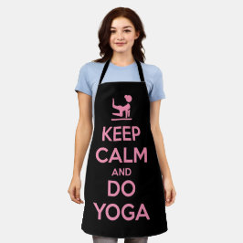 Keep Calm and Do Yoga Schürze