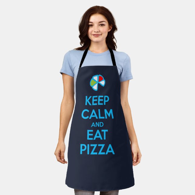 Keep Calm and Eat Pizza 1 Schürze (Getragen)