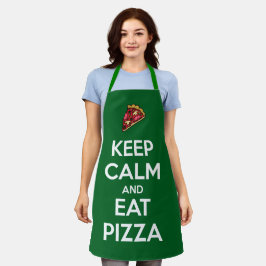 Keep Calm and Eat Pizza 2 Schürze