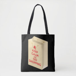 Keep Calm and Go Shopping (bag1) Tasche