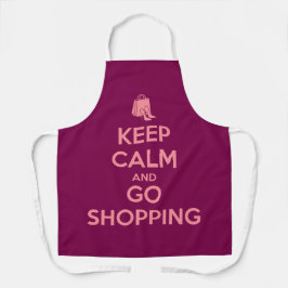 Keep Calm and Go Shopping Schürze