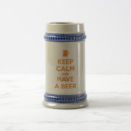 Keep Calm and Have a Beer Bierglas
