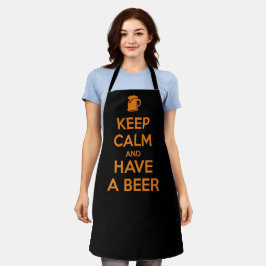 Keep Calm and Have a Beer Schürze