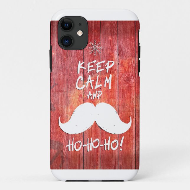 Keep calm and Ho-Ho-ho Case-Mate iPhone Hülle (Rückseite)