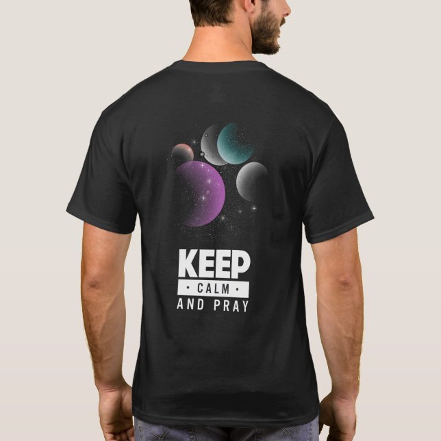 Keep Calm and Pray T-Shirt (Rückseite)