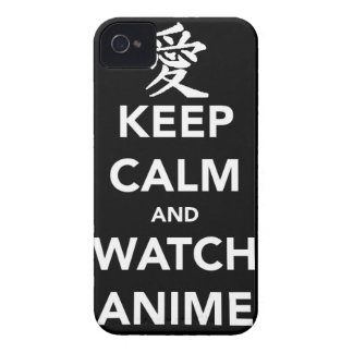 Keep Calm and Watch Anime Case-Mate iPhone 4 Hülle