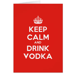 KEEP CALM ET VODKA