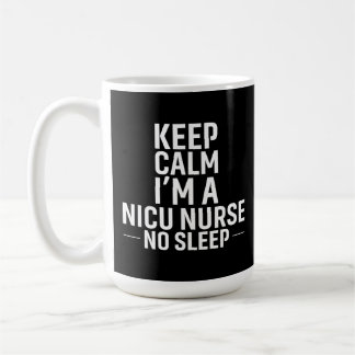 Keep Calm No Sleep – Fierce & Focused Kaffeetasse