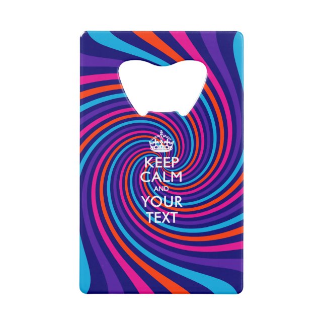 KEEP CALM PERSONNALISÉ ET Éditer du texte sur Swir (Devant)
