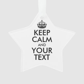 KEEP CALM personnalisé et votre texte