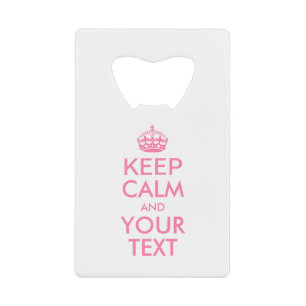 KEEP CALM personnalisé et votre texte