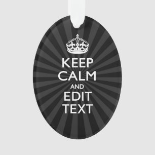 KEEP CALM personnalisé et votre texte Créatif