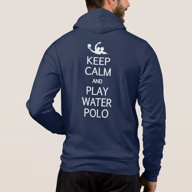 Keep Calm & Play Water Polo custom name (Rückseite)