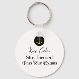 Keep Calm. Stay Focused. Pass Your Exams Schlüsselanhänger