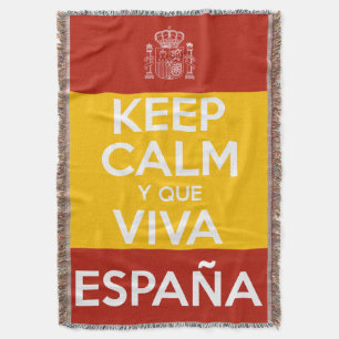 Keep Calm y que viva España Decke