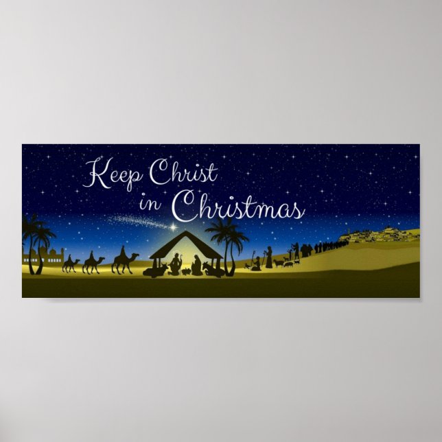 Keep Christ in Christmas Poster (Vorne)