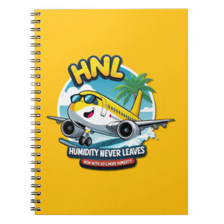 Keep Cool with this HNL Airport Code Notebook Notizblock