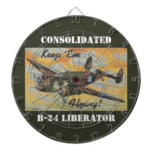 Keep 'Em Flying! Weltkriegs zweimotoriger Bomber Dartscheibe