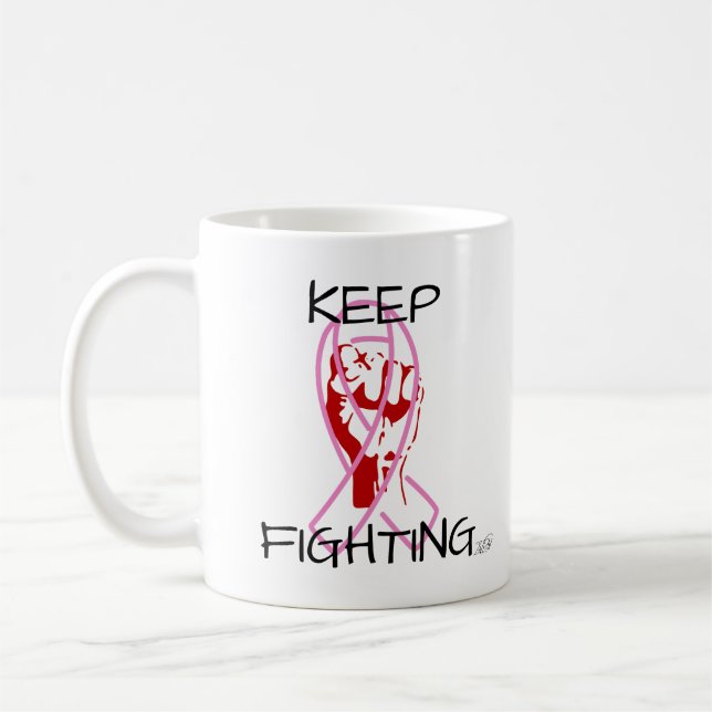 Keep Fighting Kaffeetasse (Links)