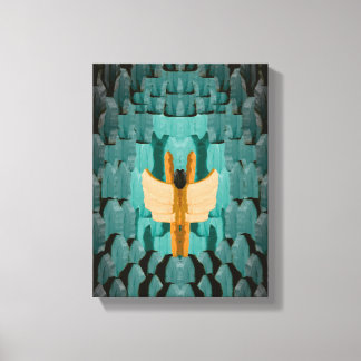 Keep Flying - Abstrakte Kunst zur psychischen Gesu Leinwanddruck