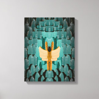 Keep Flying - Abstrakte Kunst zur psychischen Gesu Leinwanddruck