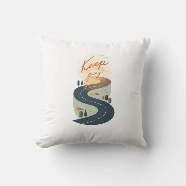 Keep Going Cushion Kissen (Vorderseite)