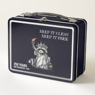 Keep It Clean Keep It Free – 250 Jahre San Francis Metall Brotdose