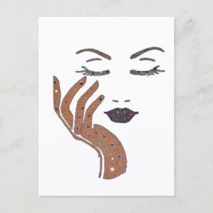 KEEP IT CUTE SERIE - BRAUN POSTKARTE