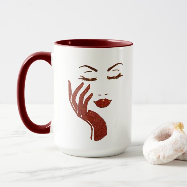 KEEP IT CUTE SERIE -ROT TASSE (Mit Donut)