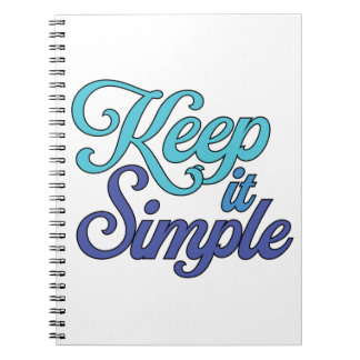 Keep It Simple Notebook (Blue) Notizblock