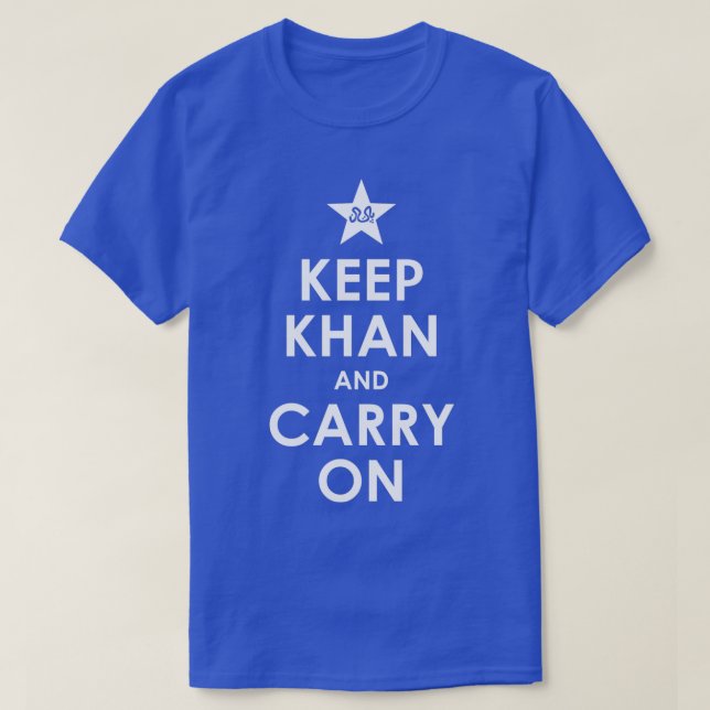 Keep Khan and Carry On Pakistan Cricket Classic TS T-Shirt (Design vorne)
