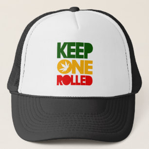 Keep one rolled - Herb Rasta Reggae - Trucker Cap Truckerkappe