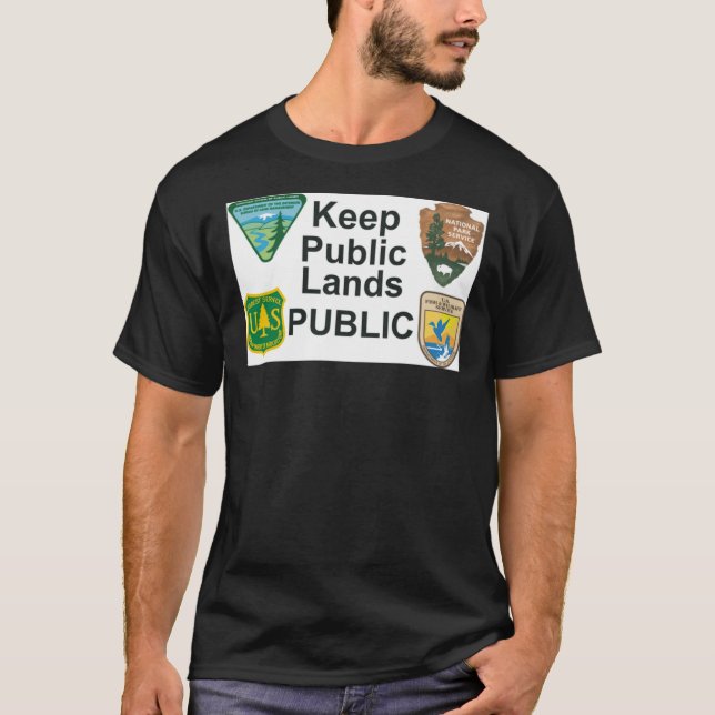 KEEP PUBLIC LANDS PUBLIC Classic T-Shirt (Devant)