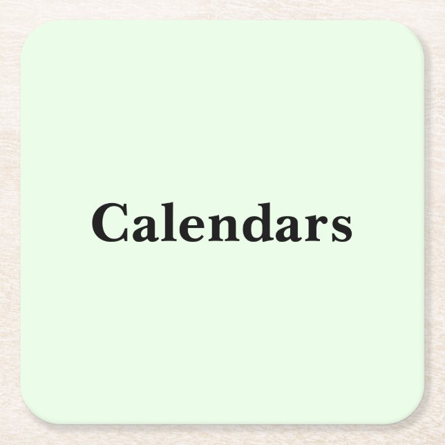 Keep Scrolling to See These Photo Calendars Rechteckiger Pappuntersetzer (Vorderseite)