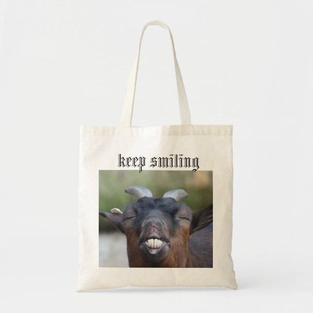 keep smiling tragetasche (Vorne)