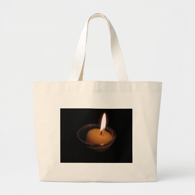 Keep the Flame Burning Candle Jumbo Stoffbeutel (Vorne)