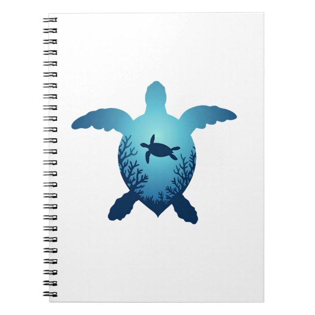 Keep The Sea Plastic Free Save The Sea Turtles T-S Notizblock (Vorderseite)