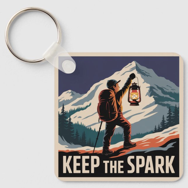 Keep The Spark Schlüsselanhänger (Vorderseite)