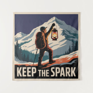 Keep The Spark Wandteppich