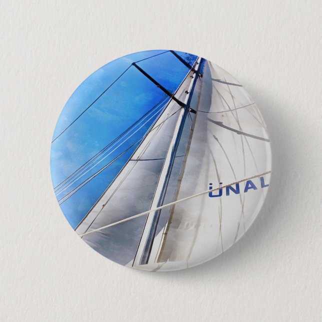 Keep The Wind In Your Sails Acrylic Art Button (Vorderseite)
