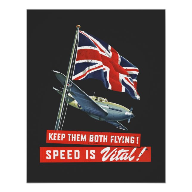 Keep Them Both Flying! Poster (Vorderseite)