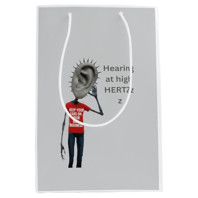 Keep your ears on your own business mittlere geschenktüte (Vorderseite)