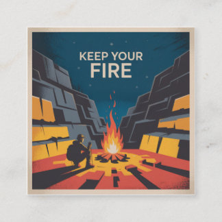 Keep Your Fire Telefonnummerkarte