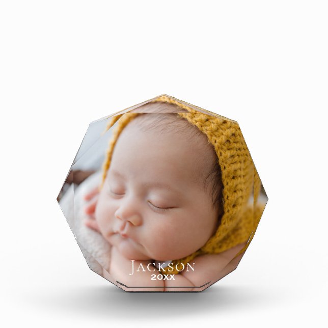 Keepake Baby Neuborn Fotoblock (Vorderseite)
