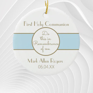 Keepake Boy First Communion Ornament