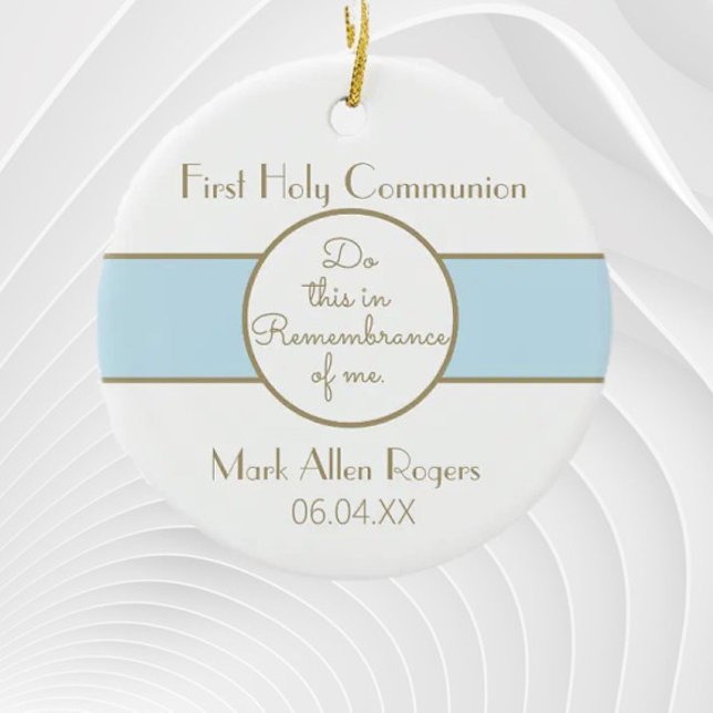 Keepake Boy First Communion Ornament (Von Creator hochgeladen)